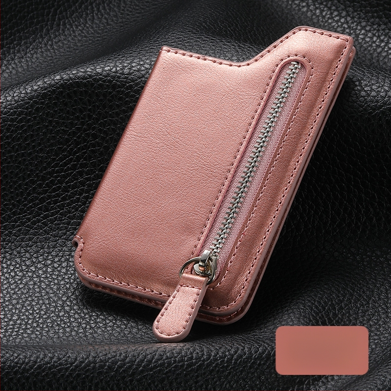 Mitmefunktsiooniline PU naha kaardikaas magnetilise autohoidjaga ja müntide taskuga