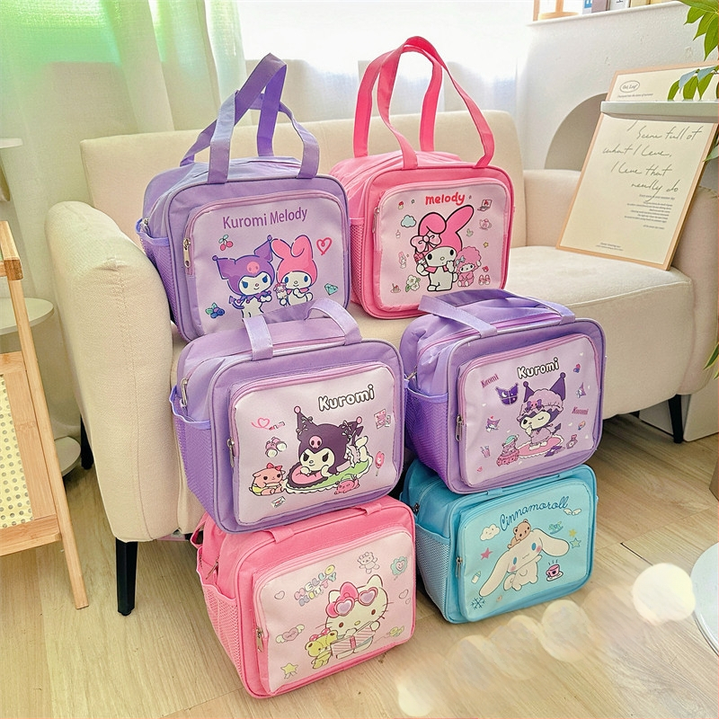 Izolēta pusdienu soma ar karikatūras stilu, no Oxford auduma, skolai, modelis 300