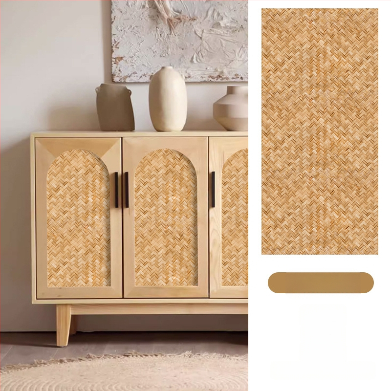 Rātas skapja durvju uzlīme, 3D vecmodīgs izskats, pašlīmējošs plēve stikla vitrīnai, 1 gab. (Pašlīmējošs, 3D vecmodīgs izskats, stikla vitrīnai, 1 gab.)