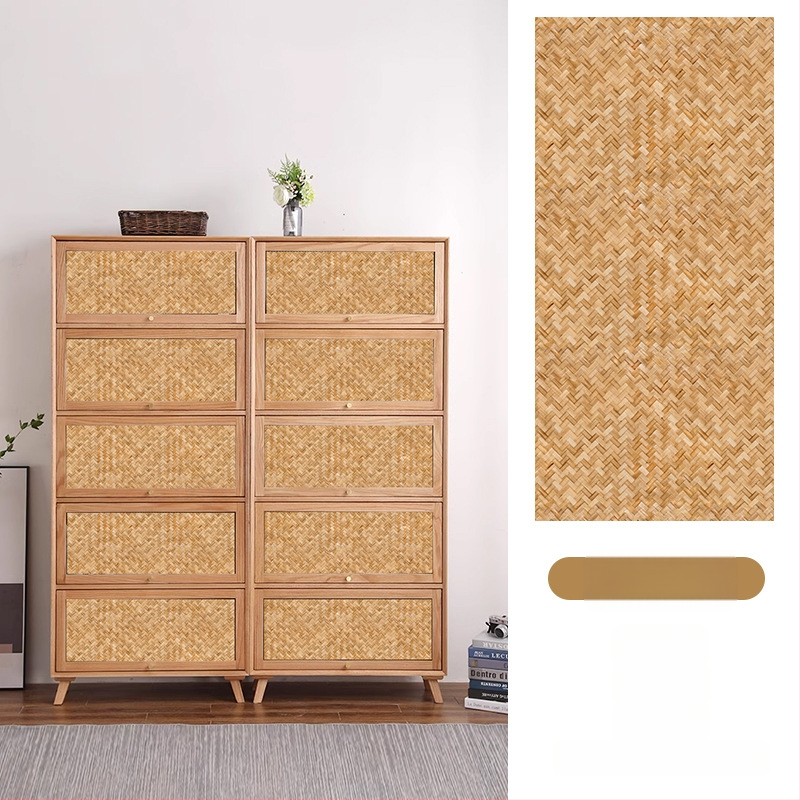 Rātas skapja durvju uzlīme, 3D vecmodīgs izskats, pašlīmējošs plēve stikla vitrīnai, 1 gab. (Pašlīmējošs, 3D vecmodīgs izskats, stikla vitrīnai, 1 gab.)