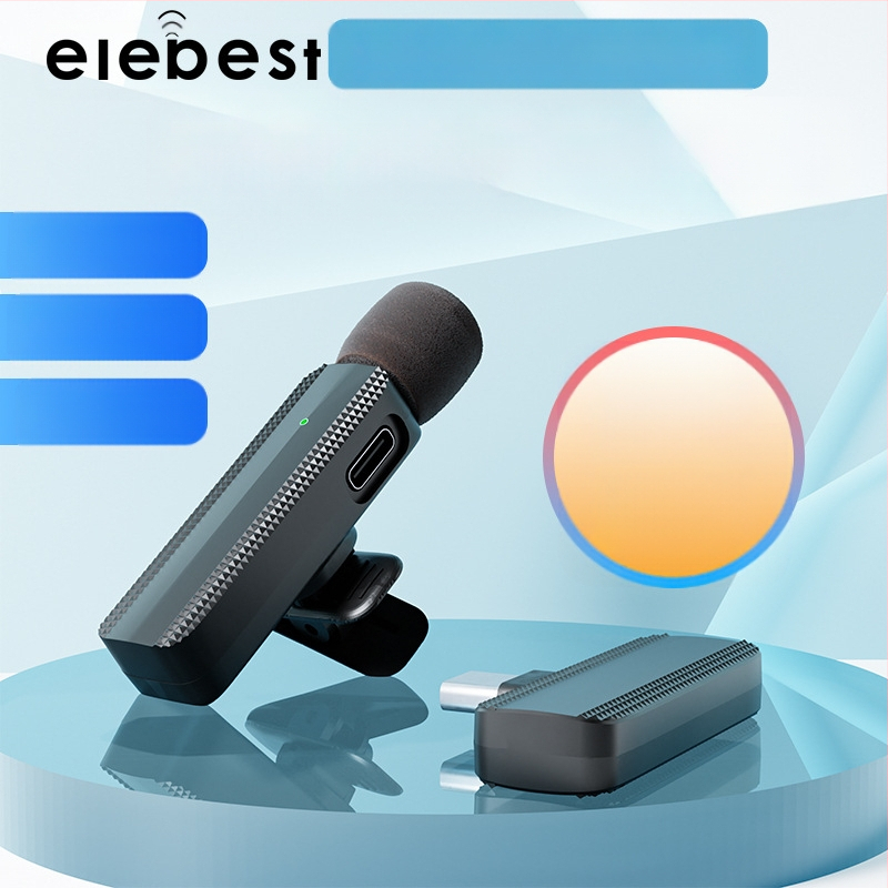 Microfon lavalier cablat pentru difuzare live, cu baterie încorporată de 300–500 mAh, răspuns în frecvențe 100 Hz–20 kHz, SNR ≥75 dB, intrare 5V