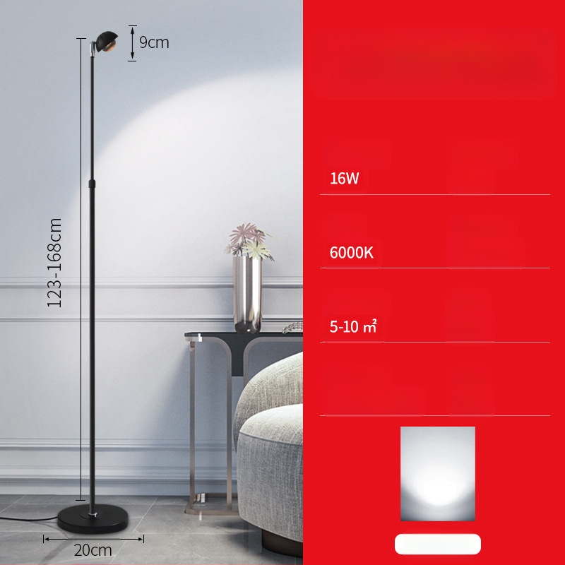 Grindų lempos COB, aliuminio gaubtas, geležinis korpusas, CRI ≥95