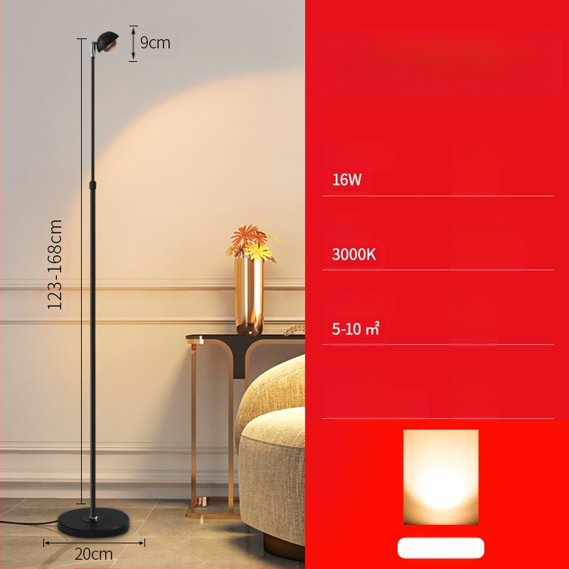 Grindų lempos COB, aliuminio gaubtas, geležinis korpusas, CRI ≥95