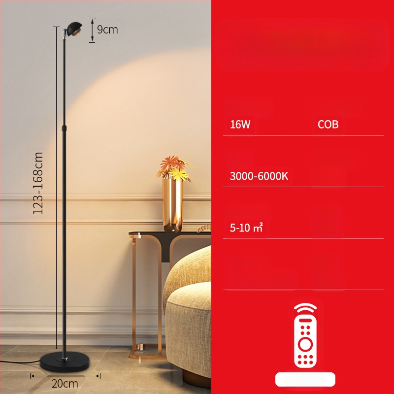 Grindų lempos COB, aliuminio gaubtas, geležinis korpusas, CRI ≥95