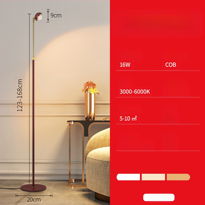 Grindų lempos COB, aliuminio gaubtas, geležinis korpusas, CRI ≥95