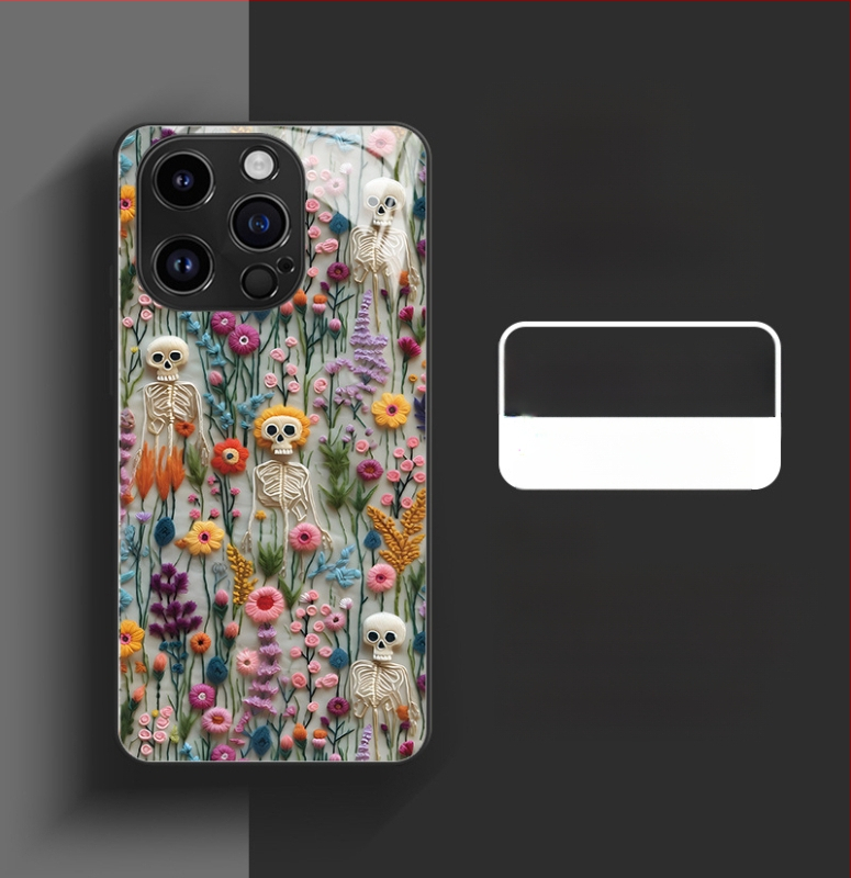 Halloween lebka tvrdý kryt na iPhone 11–14 Pro/Max – odolný proti nárazom, proti otlačkom prstov, odvádza teplo, prispôsobiteľný