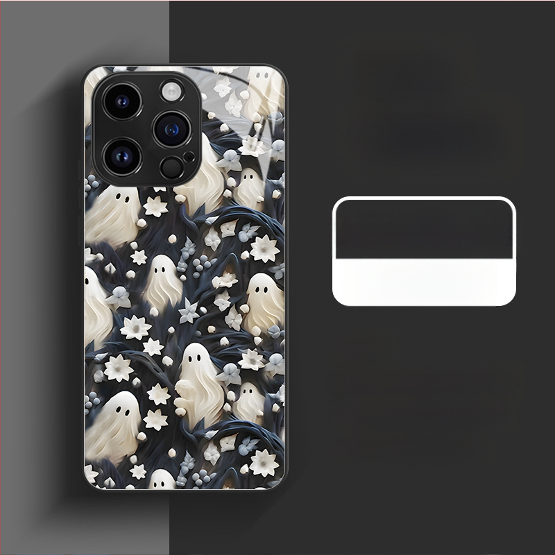 Halloween lebka tvrdý kryt na iPhone 11–14 Pro/Max – odolný proti nárazom, proti otlačkom prstov, odvádza teplo, prispôsobiteľný