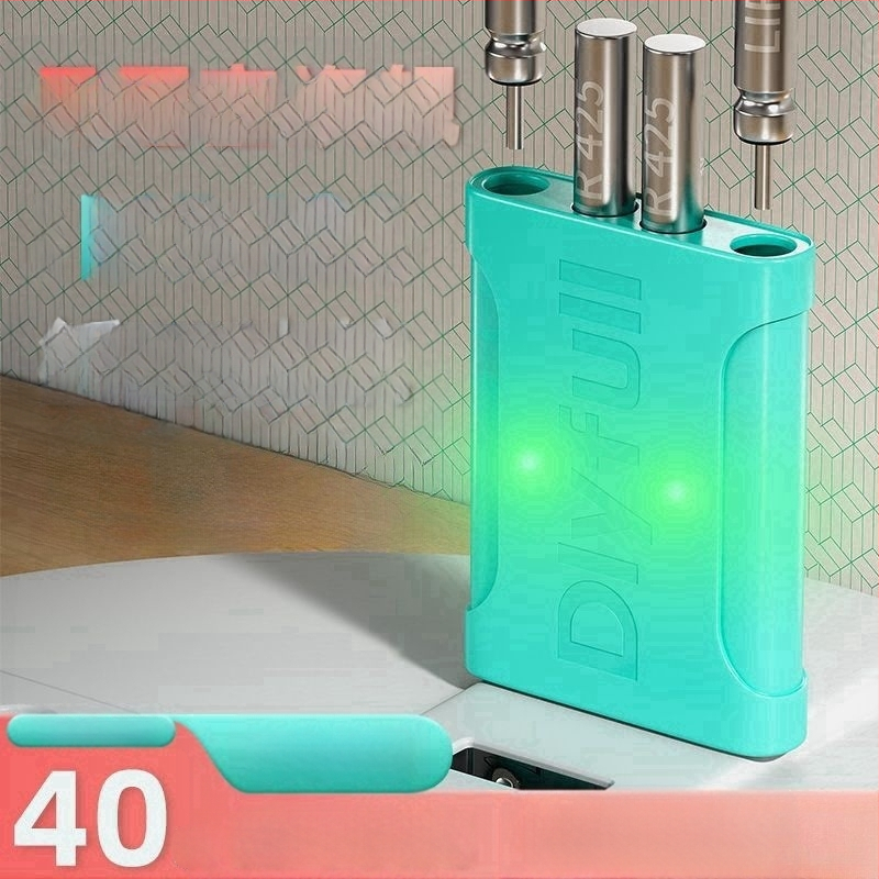 Danny Fu LIR425 Újratölthető Akkumulátor és Töltő Készlet Éjszakai Horgászathoz Világító Elektronikus Úszóval