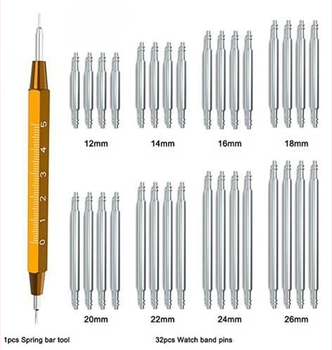 Óraszereléshez készlet, 33 darab, csuklópánt csere eszköz, 33-in-1, háztartási használatra, nemzeti szabvány