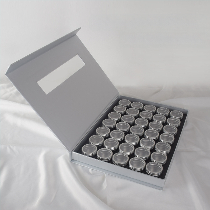 Κουτί αποθήκευσης κοσμημάτων — διαφανές κυκλικό σκληρό κουτί για διαμαντοκοσμήματα