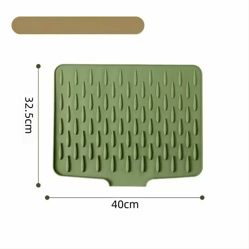 Virtuvės kilimėlis neslidus, atsparus karščiui silikoninis drenažo kilimėlis, storintas darbo paviršius