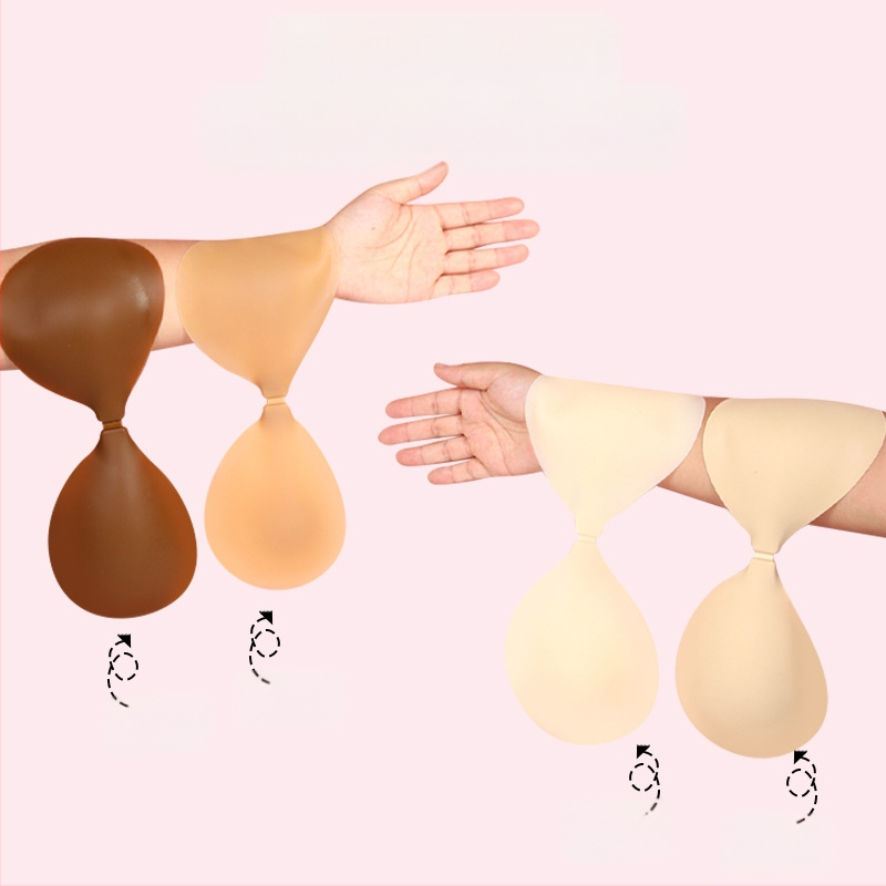 Σιλικόνη επένδυση στήθους push-up, λεπτή, γυαλιστερή επιφάνεια, στρογγυλό σχήμα θηλής, αόρατη και χωρίς ίχνη