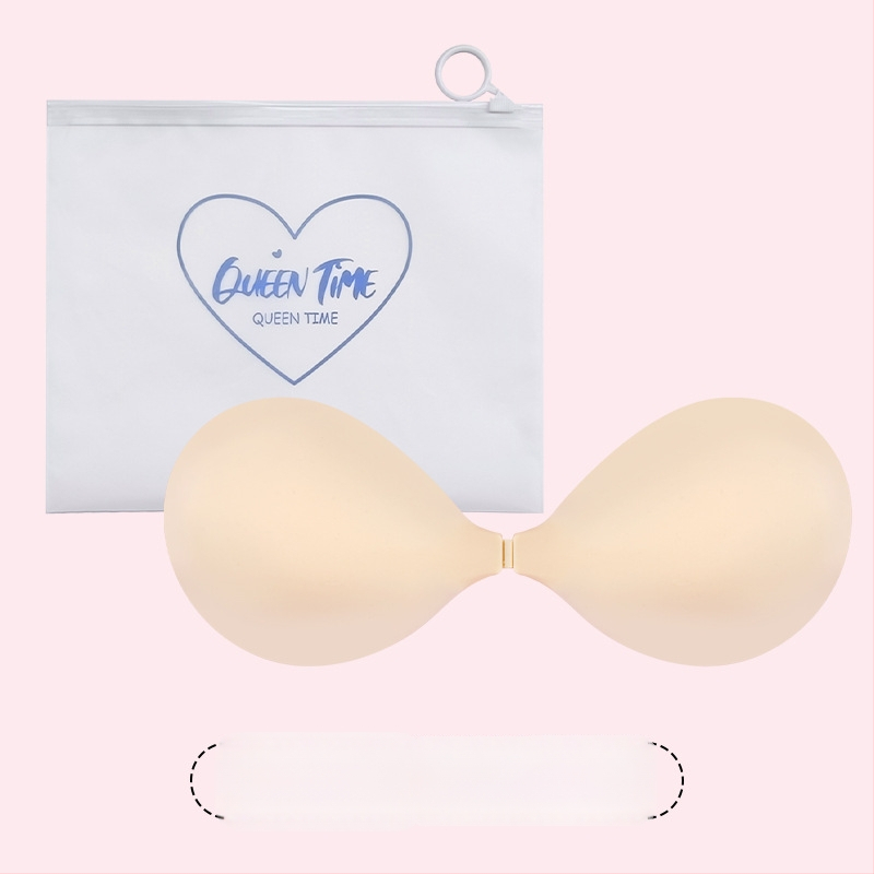 Σιλικόνη επένδυση στήθους push-up, λεπτή, γυαλιστερή επιφάνεια, στρογγυλό σχήμα θηλής, αόρατη και χωρίς ίχνη