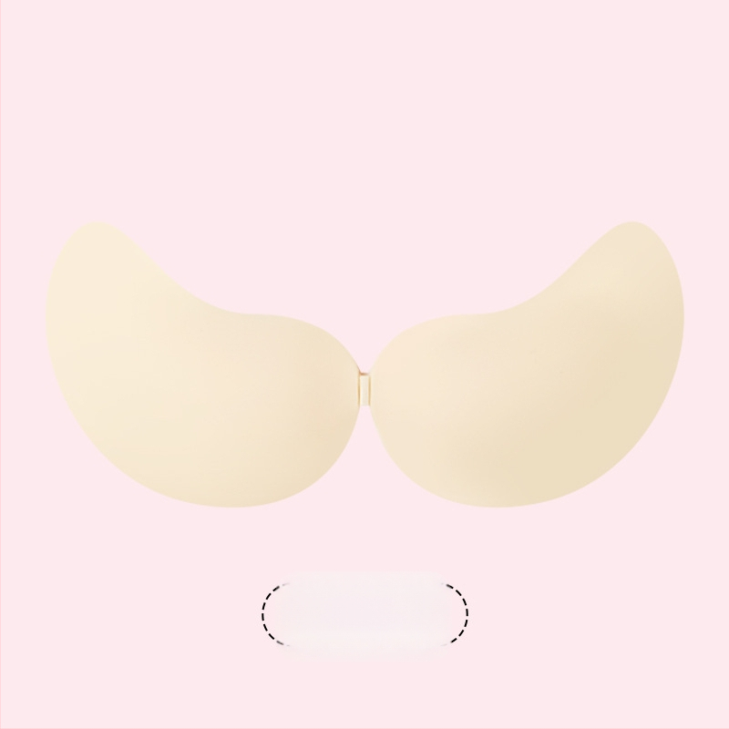 Σιλικόνη επένδυση στήθους push-up, λεπτή, γυαλιστερή επιφάνεια, στρογγυλό σχήμα θηλής, αόρατη και χωρίς ίχνη