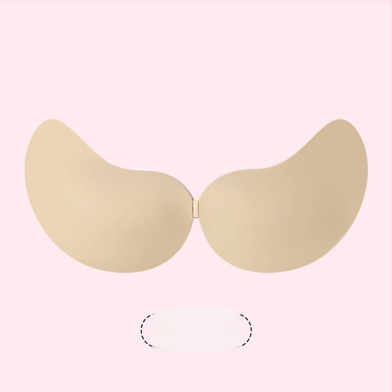 Σιλικόνη επένδυση στήθους push-up, λεπτή, γυαλιστερή επιφάνεια, στρογγυλό σχήμα θηλής, αόρατη και χωρίς ίχνη