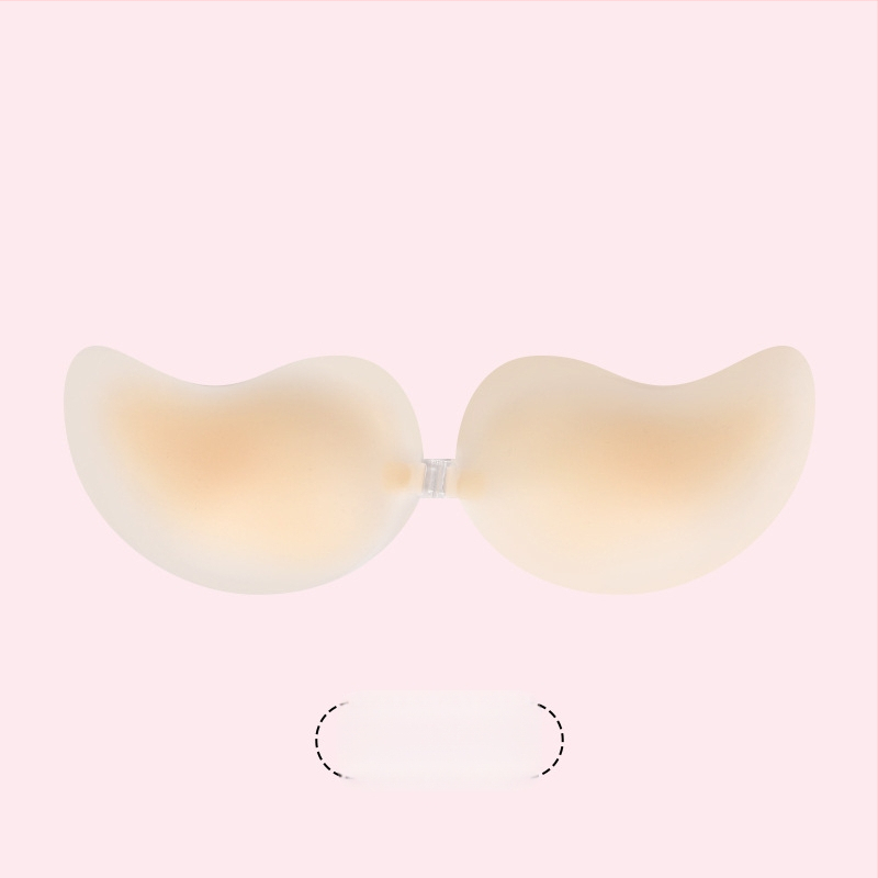 Σιλικόνη επένδυση στήθους push-up, λεπτή, γυαλιστερή επιφάνεια, στρογγυλό σχήμα θηλής, αόρατη και χωρίς ίχνη