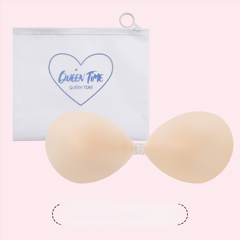 Σιλικόνη επένδυση στήθους push-up, λεπτή, γυαλιστερή επιφάνεια, στρογγυλό σχήμα θηλής, αόρατη και χωρίς ίχνη