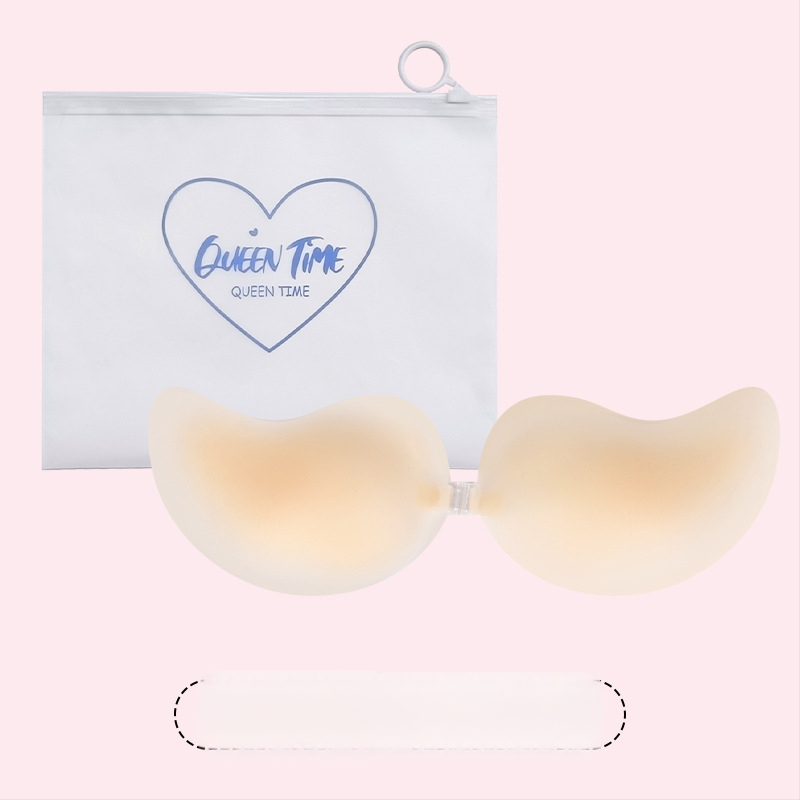 Σιλικόνη επένδυση στήθους push-up, λεπτή, γυαλιστερή επιφάνεια, στρογγυλό σχήμα θηλής, αόρατη και χωρίς ίχνη