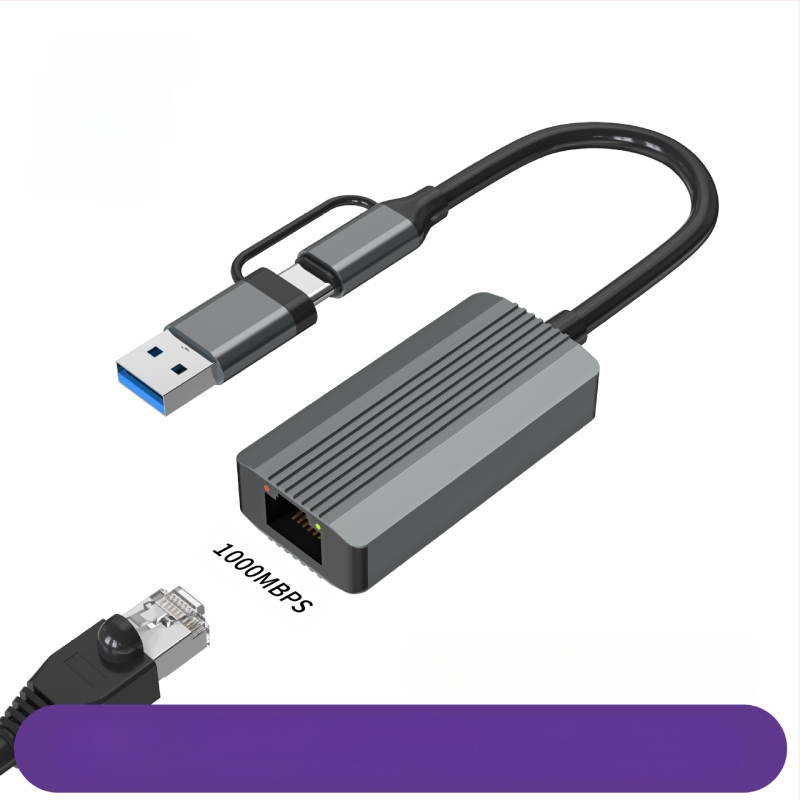 Αντάπτορας Gigabit Ethernet USB-C/USB 3.0 προς RJ-45 – χωρίς οδηγούς, 10/100/1000 Mbps