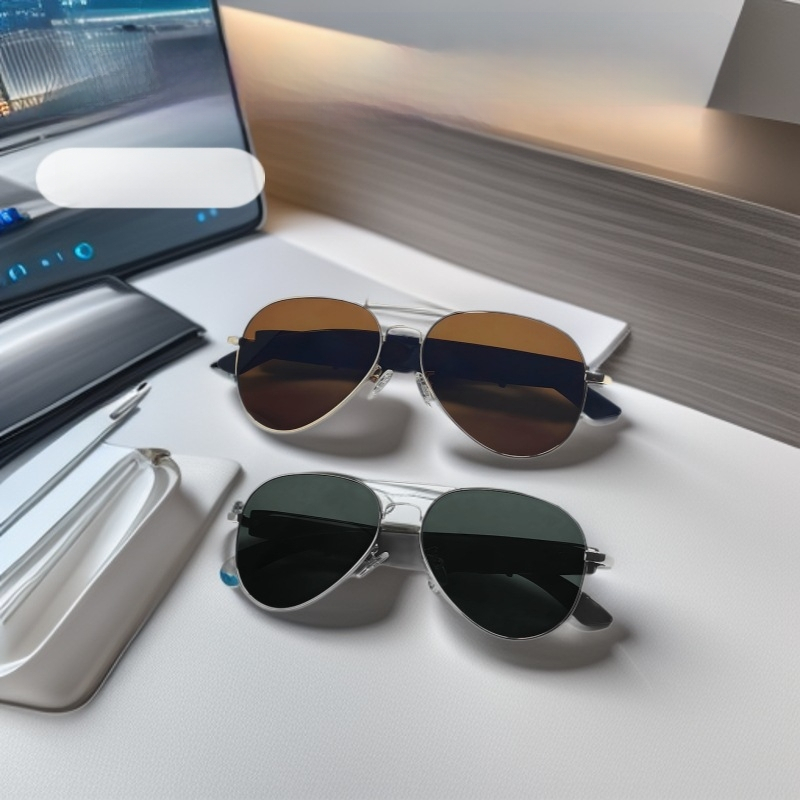 Έξυπνα γυαλιά F18: κλήσεις Bluetooth, μουσική και AI μετάφραση (Μοντέλο F18; Μπαταρία 55mAh+55mAh; Υλικό ABS+PC+Μέταλλο; Ασύρματο εύρος 5–10m; Συμβατό με iOS/Android)