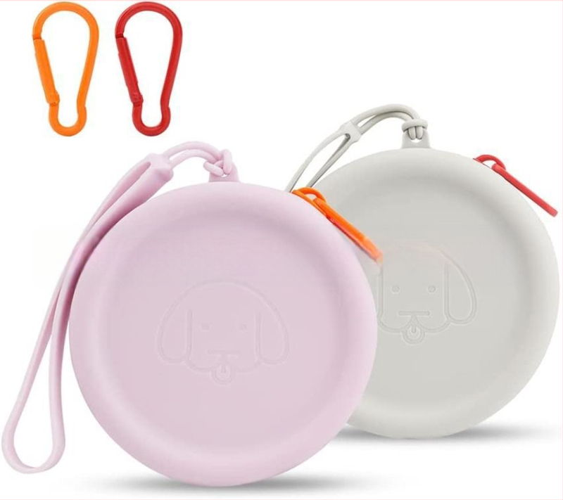 Szilikonból készült kutyás táska: eledel, terápia, séták és utazások; hordozható edzés táska, QY márka