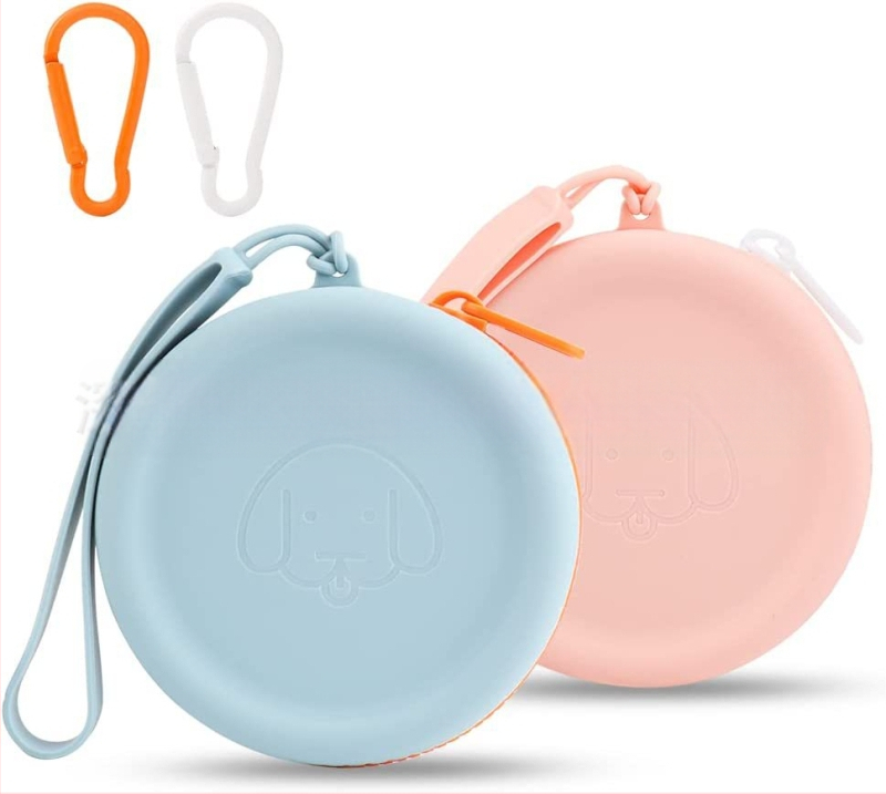 Szilikonból készült kutyás táska: eledel, terápia, séták és utazások; hordozható edzés táska, QY márka