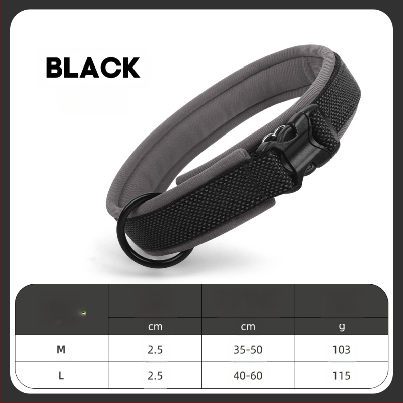 WU ρυθμιζόμενο κολάρο σκύλου από κράμα νάιλον-τιτάνιο