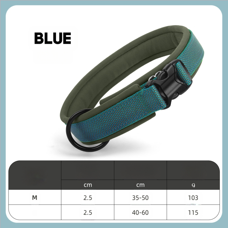 WU ρυθμιζόμενο κολάρο σκύλου από κράμα νάιλον-τιτάνιο