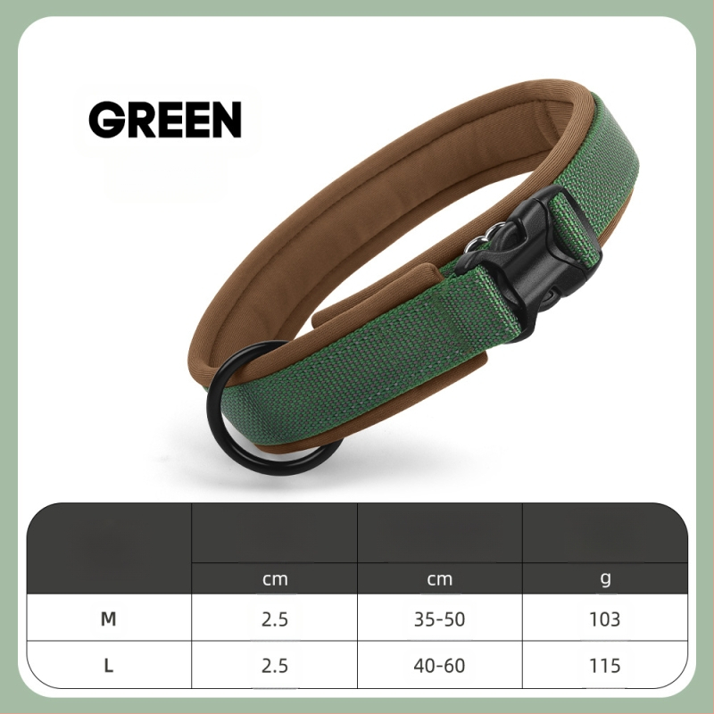 WU ρυθμιζόμενο κολάρο σκύλου από κράμα νάιλον-τιτάνιο