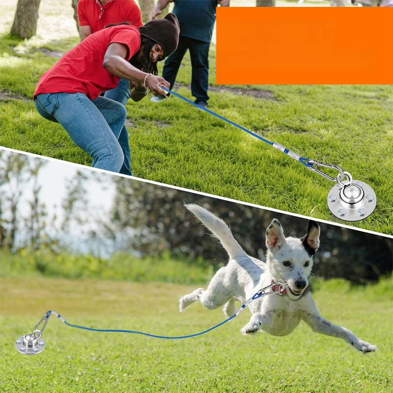 Εξωτερικό σετ στύλου σκύλου με 360° περιστροφή και βάση γης με σπειροειδείς βίδες — Ανοξείδωτος χάλυβας, Yongyao YY001042/3/4/5, Κατηγορία: Αλυσίδες, Σχοινιά και Λουριά κατοικίδιων