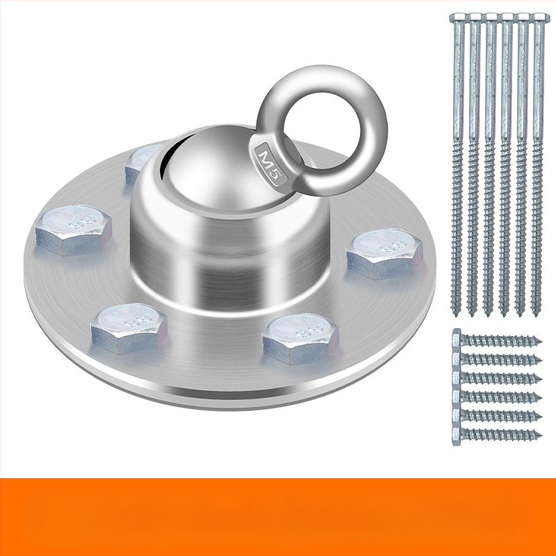 Εξωτερικό σετ στύλου σκύλου με 360° περιστροφή και βάση γης με σπειροειδείς βίδες — Ανοξείδωτος χάλυβας, Yongyao YY001042/3/4/5, Κατηγορία: Αλυσίδες, Σχοινιά και Λουριά κατοικίδιων