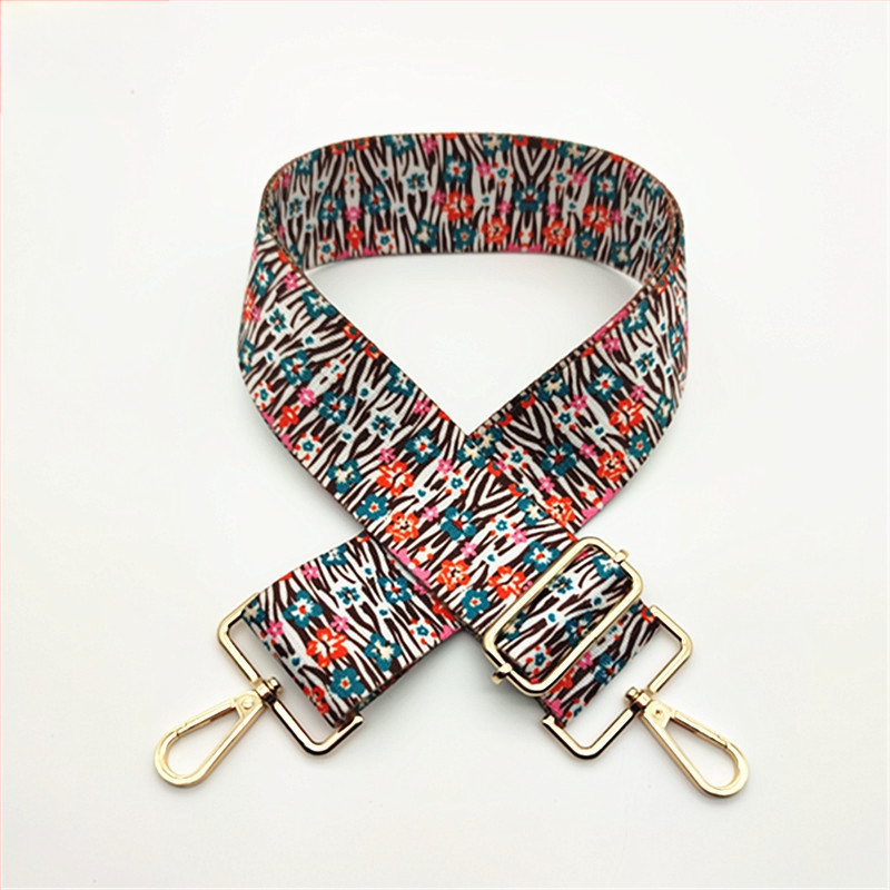 Leoparda printa plecu siksna – plaša nomaināma gara plecu siksna sievietēm somām un skolām somām, poliesters, pavasaris 2024