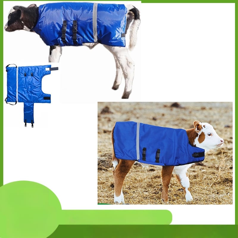 Χειμερινό αδιάβροχο παλτό για βοοειδή και μοσχάρια — πολυεστέρας, casual στυλ, ρούχο κατοικίδιων