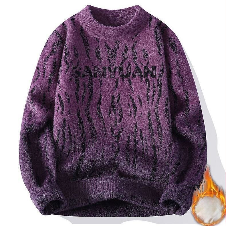 Πυκνό πλεκτό πουλόβερ για εφήβους αγόρια, φθινόπωρο/χειμώνα