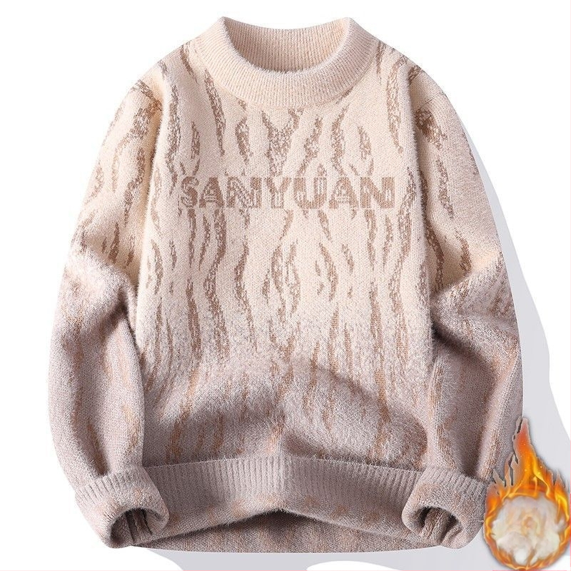 Πυκνό πλεκτό πουλόβερ για εφήβους αγόρια, φθινόπωρο/χειμώνα