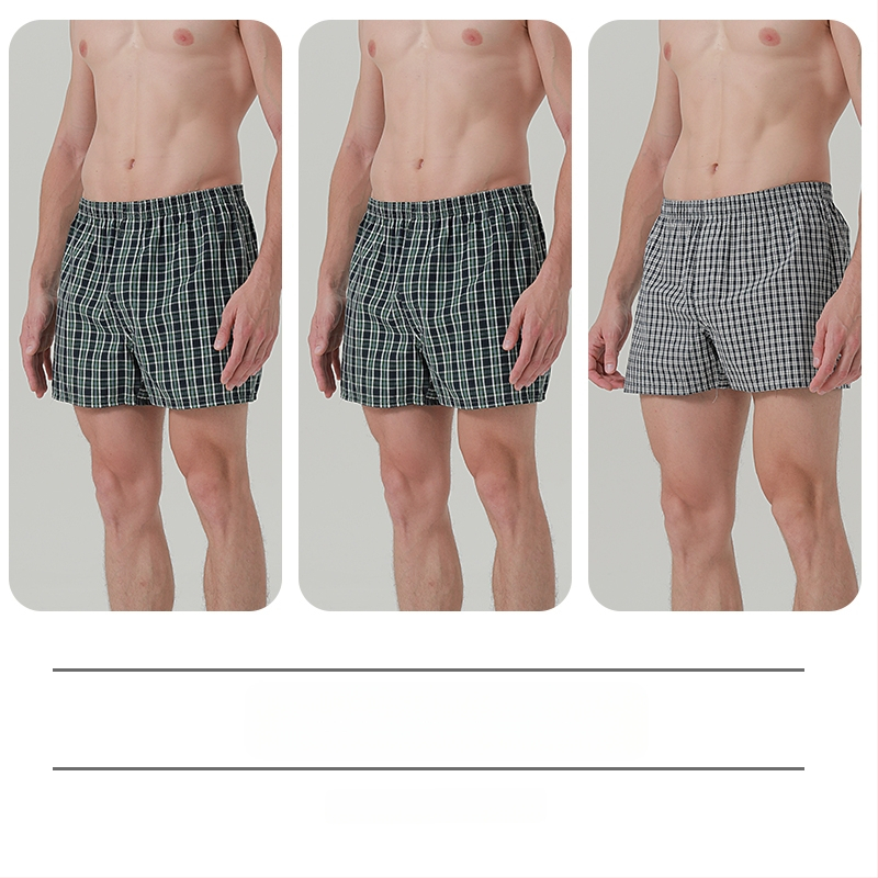 Ανδρικά μποξέρ σορτς από βαμβάκι, χαλαρή εφαρμογή, μεσαία μέση и επένδυση στην περιοχή καβάλ πάνω από 95% βαμβάκι, για άνοιξη