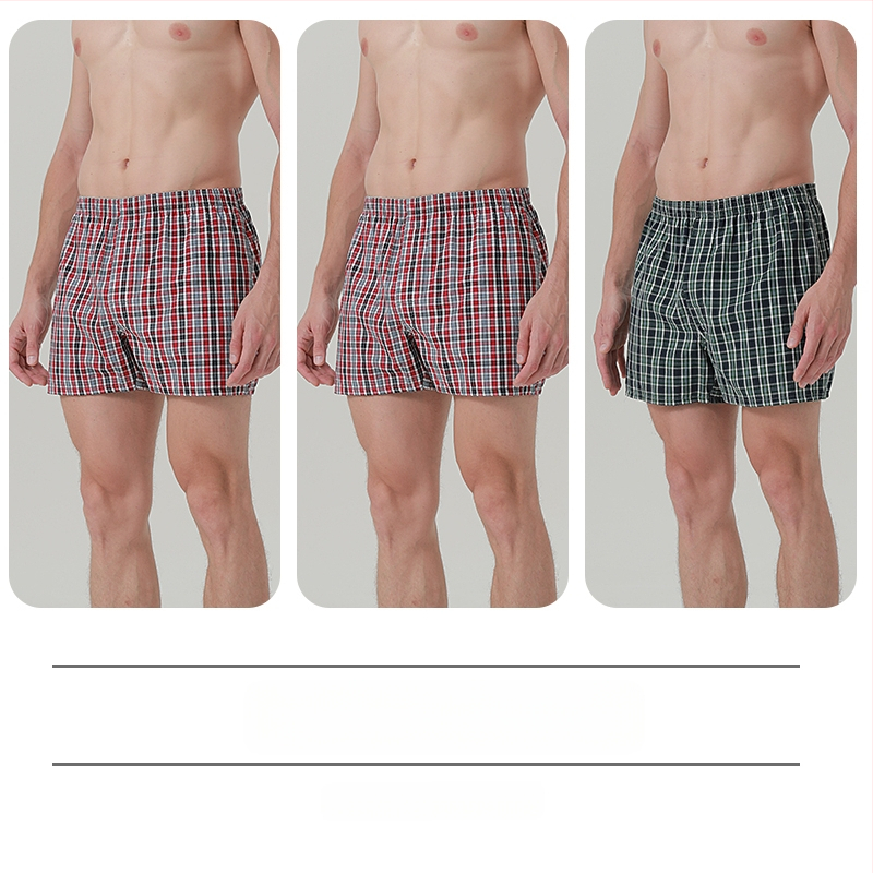 Ανδρικά μποξέρ σορτς από βαμβάκι, χαλαρή εφαρμογή, μεσαία μέση и επένδυση στην περιοχή καβάλ πάνω από 95% βαμβάκι, για άνοιξη