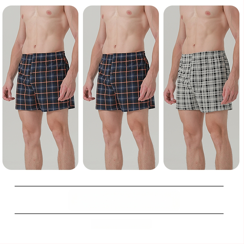 Ανδρικά μποξέρ σορτς από βαμβάκι, χαλαρή εφαρμογή, μεσαία μέση и επένδυση στην περιοχή καβάλ πάνω από 95% βαμβάκι, για άνοιξη