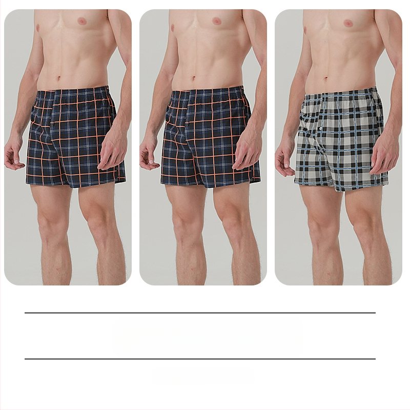 Ανδρικά μποξέρ σορτς από βαμβάκι, χαλαρή εφαρμογή, μεσαία μέση и επένδυση στην περιοχή καβάλ πάνω από 95% βαμβάκι, για άνοιξη