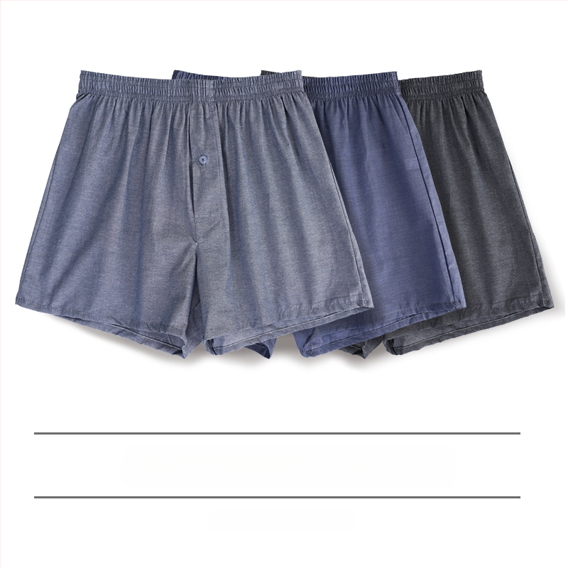 Ανδρικά μποξέρ σορτς από βαμβάκι, χαλαρή εφαρμογή, μεσαία μέση и επένδυση στην περιοχή καβάλ πάνω από 95% βαμβάκι, για άνοιξη