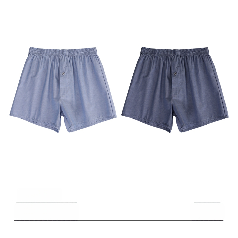 Ανδρικά μποξέρ σορτς από βαμβάκι, χαλαρή εφαρμογή, μεσαία μέση и επένδυση στην περιοχή καβάλ πάνω από 95% βαμβάκι, για άνοιξη