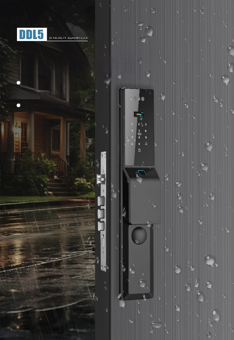 Έξυπνο κλείδωμα Yue Ling με 3D αναγνώριση προσώπου, φλεβική αναγνώριση παλάμης και δακτυλικού αποτυπώματος, μοντέλο L5 (DM-21F), δυνατότητα παραμετροποίησης