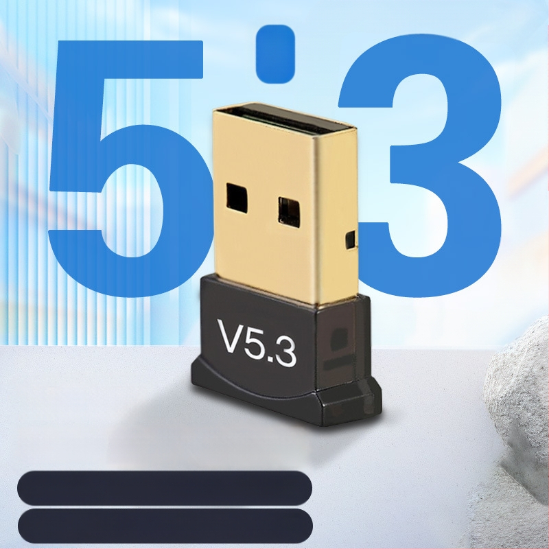 Bluetooth USB δέκτης για ακουστικά, ποντίκι και ήχο — χωρίς οδηγούς; Bluetooth 5.0/5.1/5.3, εμβέλεια έως 20 μ; Huawei τσιπ