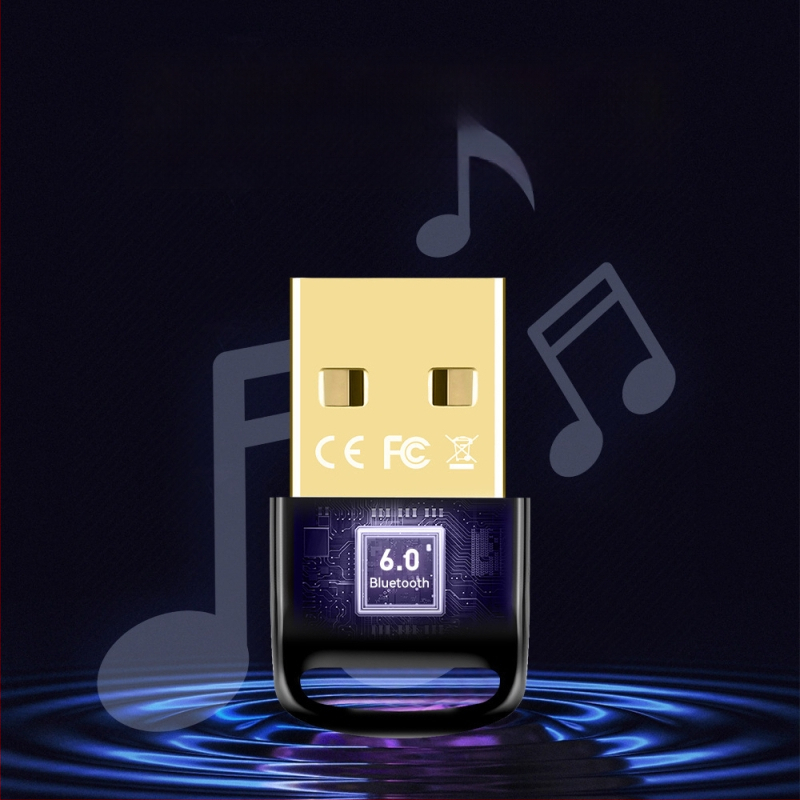 Bluetooth USB 6.0 adapter (USB interfész, Plug-and-Play, 3 Mbps átviteli sebesség, 20 m hatótávolság)
