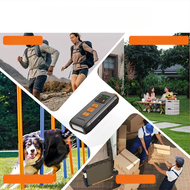 Υπερηχητικός Εκπαιδευτής Σκύλων Με Διπλή Κεφαλή, Φορητός, Επαναφορτιζόμενος, ABS