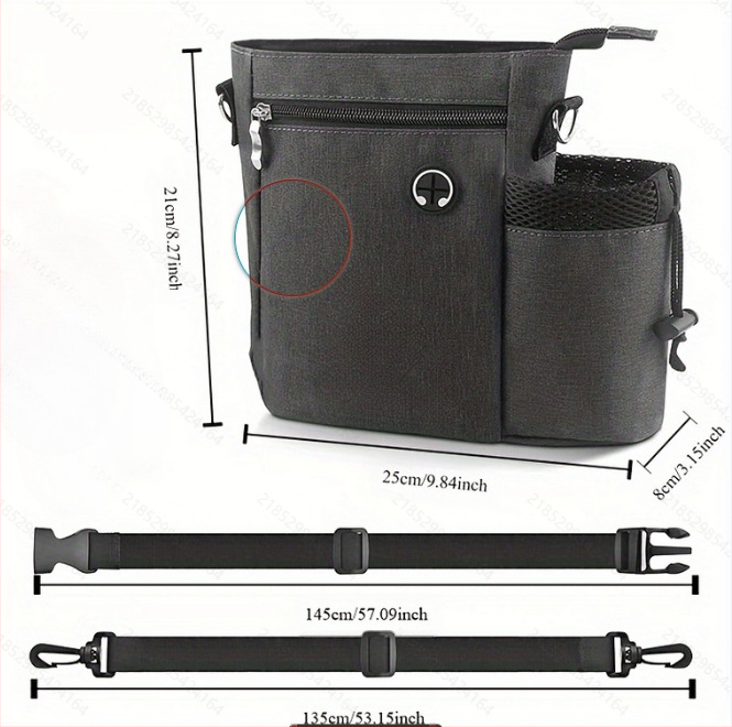 Dzīvnieku apmācību soma – Oxford audums, ietilpība 20–25, zīmols Jiali
