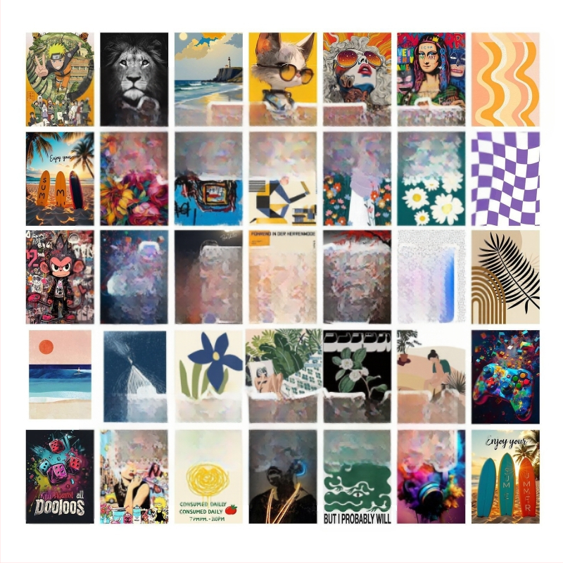 Καμβάς λαδομπογιάς – συναισθηματική εκπαίδευτική θεματική, φιγούρα, χωρίς πλαίσιο, τεχνική ψεκασμού, προσαρμογή