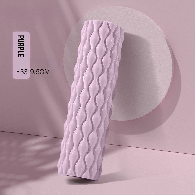 Amyup EVA κύλινδρος γιόγκα με σχήμα σταγόνας νερού, κενό εσωτερικό και μασάζ με δοντάκια λύκου