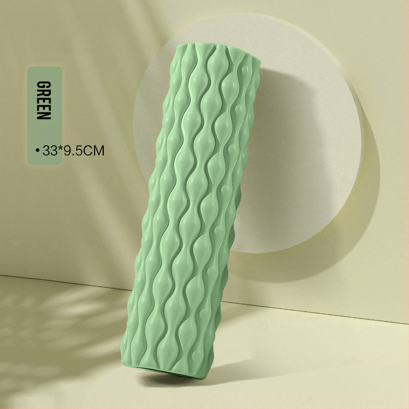 Amyup EVA κύλινδρος γιόγκα με σχήμα σταγόνας νερού, κενό εσωτερικό και μασάζ με δοντάκια λύκου