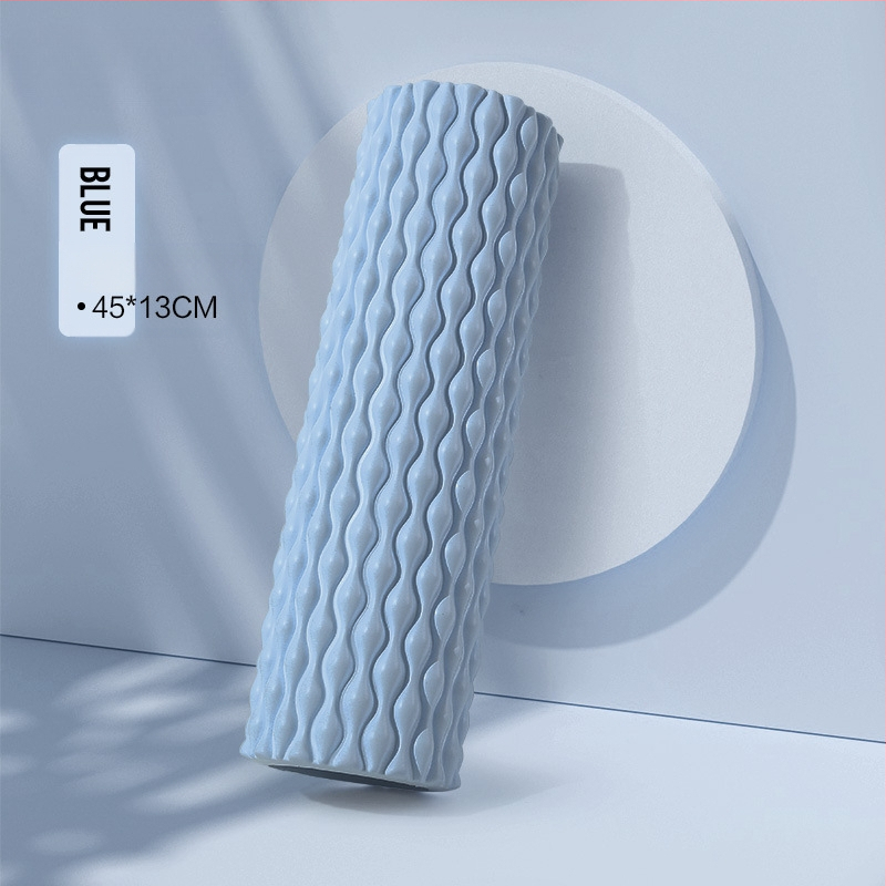 Amyup EVA κύλινδρος γιόγκα με σχήμα σταγόνας νερού, κενό εσωτερικό και μασάζ με δοντάκια λύκου